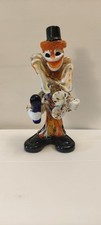 Murano Glass Clown Figurine Holding Baton Rare  19cm  