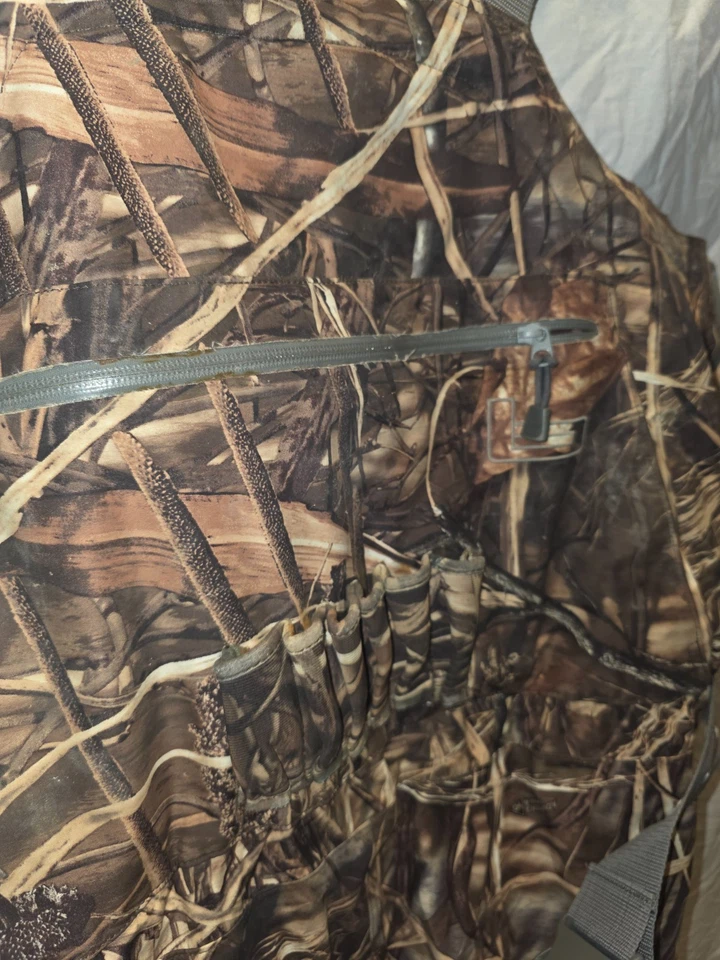 Banded Advantage Max-4 HD Camo Insulated Overall Hunting Fishing Waders Men's 12 - Image 2 of 4