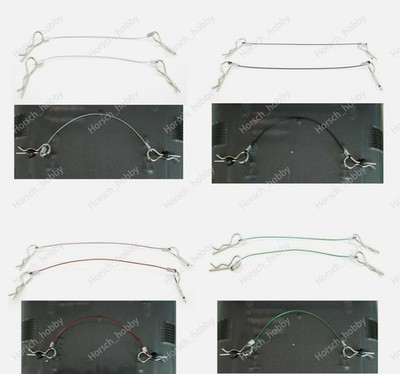 100mm 165mm Alloy Metal Steel Body Shell Body Clip Lanyard For 1/10 1/8 RC Car