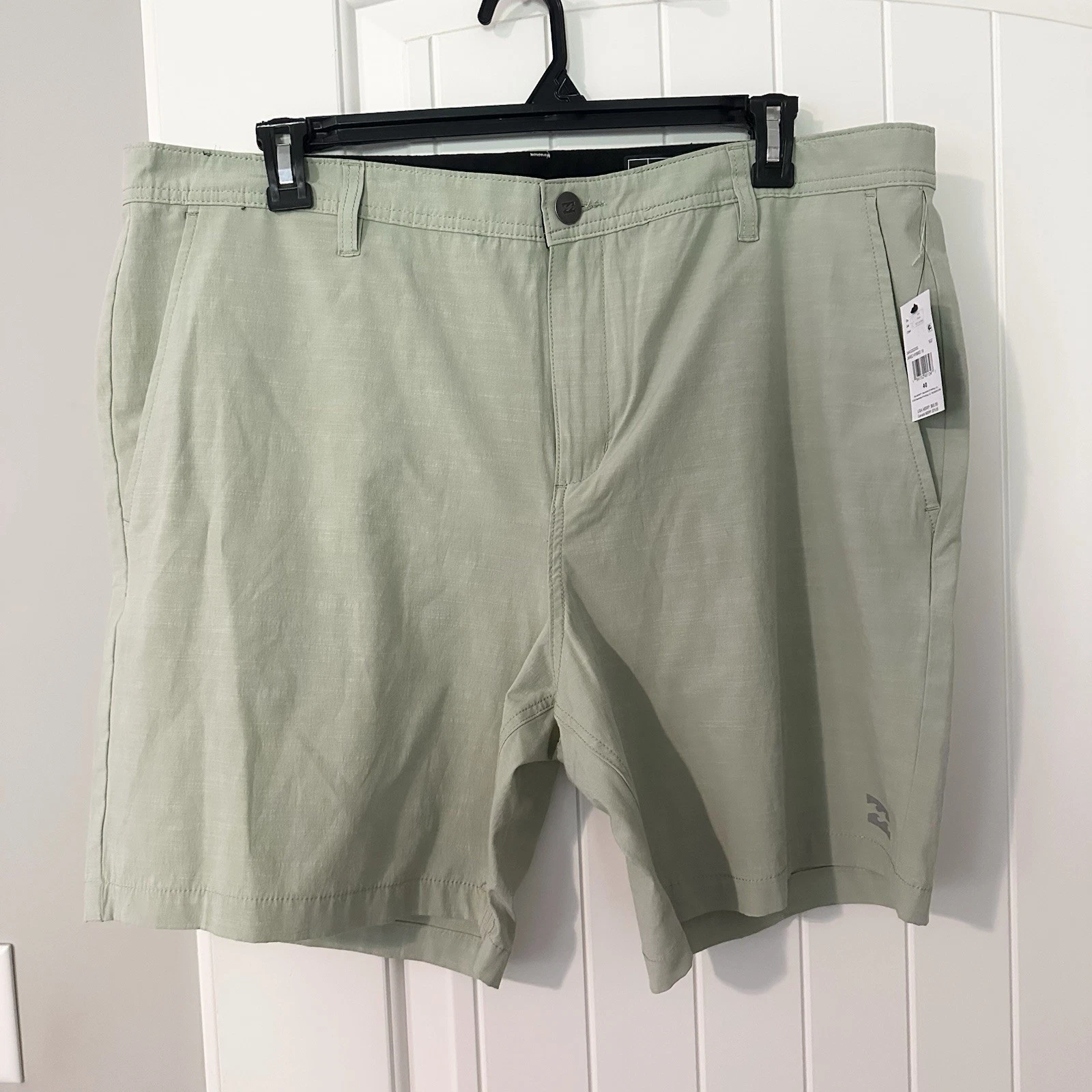 NEW Billabong Jared Hybrid Walking Golf Chino Shorts Mens Size 40 Green