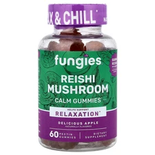 Fungies Reishi Mushroom Gummies, Delicious Apple Flavor - Mushroom Herbal