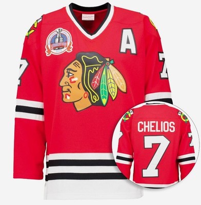 Mitchell & Ness NHL Eishockey Chicago Blackhawks 91-92 Chelios Dark Trikot M