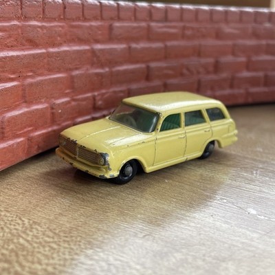 Matchbox Lesney #38 Vauxhall Victor Estate Car, Yellow w/Aqua Interior