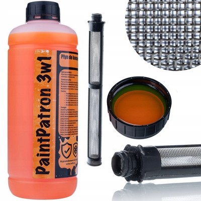 REINIGUNGSFLÜSSIGKEIT FÜR LACKIERMASCHINE L + 60MESH FINGERFILTER GRACO FTX