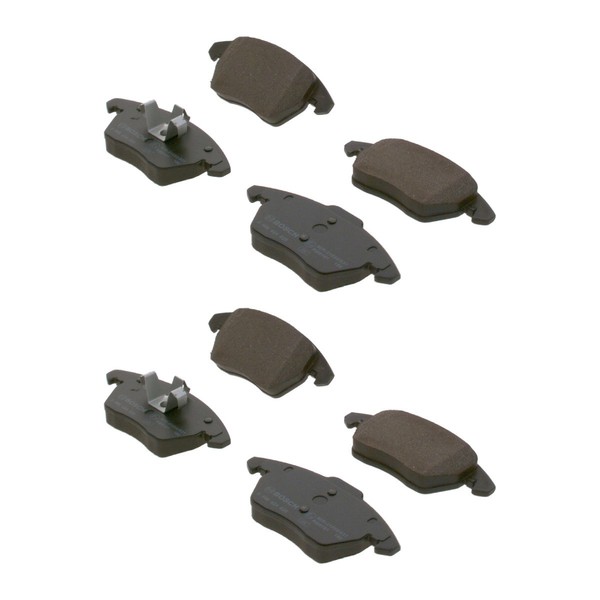 2 BremsbelagsäTze Scheibenbremsen 18,2 Mm Bosch FüR U.A. Seat Ibiza-image
