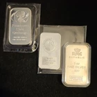 3 X 1 oz Silver Bar - Perth Mint, Scottsdale, RMC