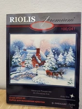 NEW Riolis ON CHRISTMAS EVE Counted Cross Stitch Kit 100/041