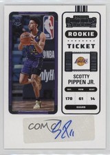 2022-23 Panini Contenders Rookie Ticket Retail Scotty Pippen Jr #158 Auto 3hd