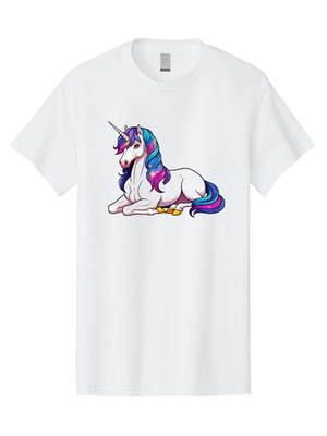 Unicorn-2 Mens Graphic Tee, 100% Cotton, Casual Summer Wear