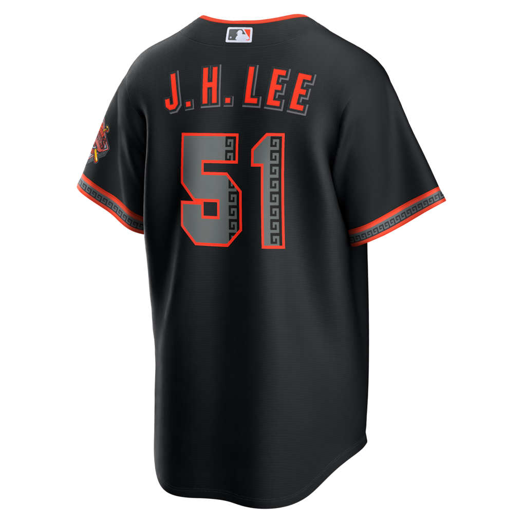 San Francisco Giants Jung Hoo Lee Nike Black Alternate 2026 MLB