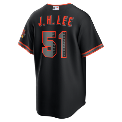 San Francisco Giants Jung Hoo Lee Nike Black Alternate 2026 MLB