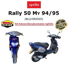 Aufkleber Set Aprilia Rally 50 My 94/95 (blau/grau)