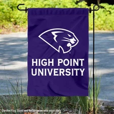 High Point Panthers Wordmark Logo Garden Flag and Yard Banner