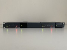 Pair of Extron MDA 4V HD-SDI Video Distribution Amplifiers in Rack Shelf