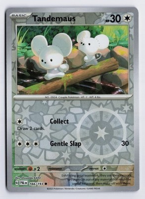 Tandemaus - PAL #166/193 SV02: Paldea Evolved Common Reverse Holofoil NM