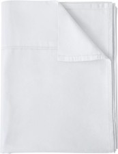 Flat Sheet Only Queen Size 400 TC 100 Egyptian Cotton Flat Sheet Wrinkle Fade