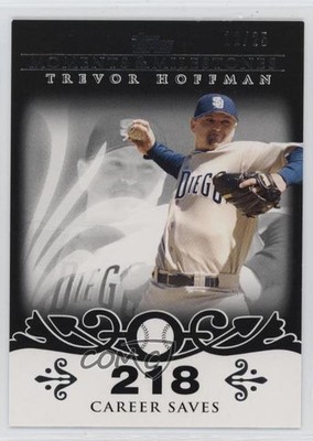 2008 Topps Moments & Milestones Black /25 Trevor Hoffman #32 HOF 1dm4