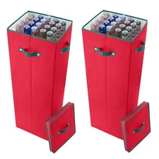Wrapping Paper Storage Box - Holds 20 Rolls of Gift Wrap - Upright Container ...