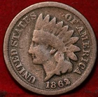 1862 Indian Head Cent — photo from another recent sale