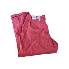 Talbots Pants Women 6 Salmon Pink Relaxed-Leg Ankle Length Girlfriend Chino New