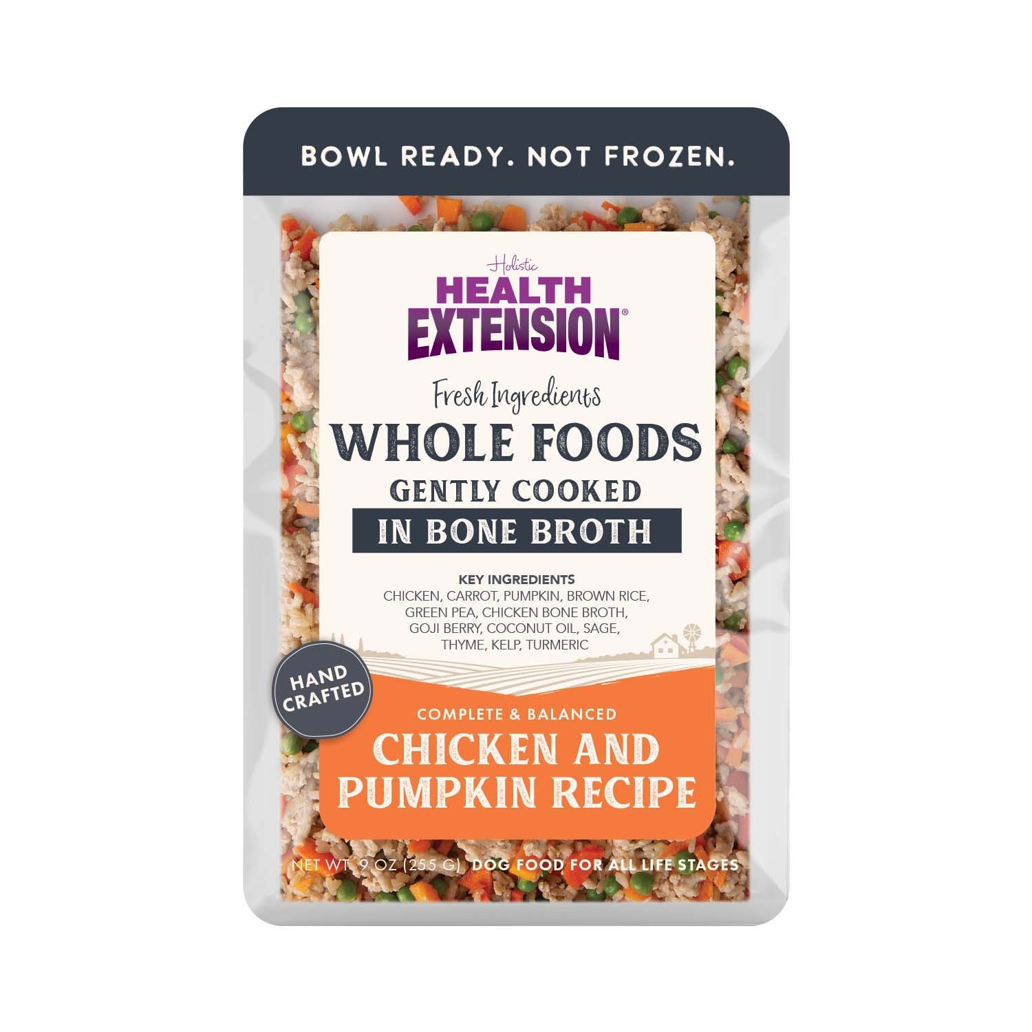 Gently Cooked Chicken & Pumpkin Recipe Pouches for Dogs-9oz
