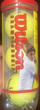 Roger Federer Wilson Championship Extra- Tennis Balls 3 Ball Can NEW Sealed 2009