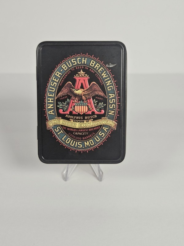 Budweiser Classic Playing Cards in Anheuser-Busch Tin Breweriana Theme