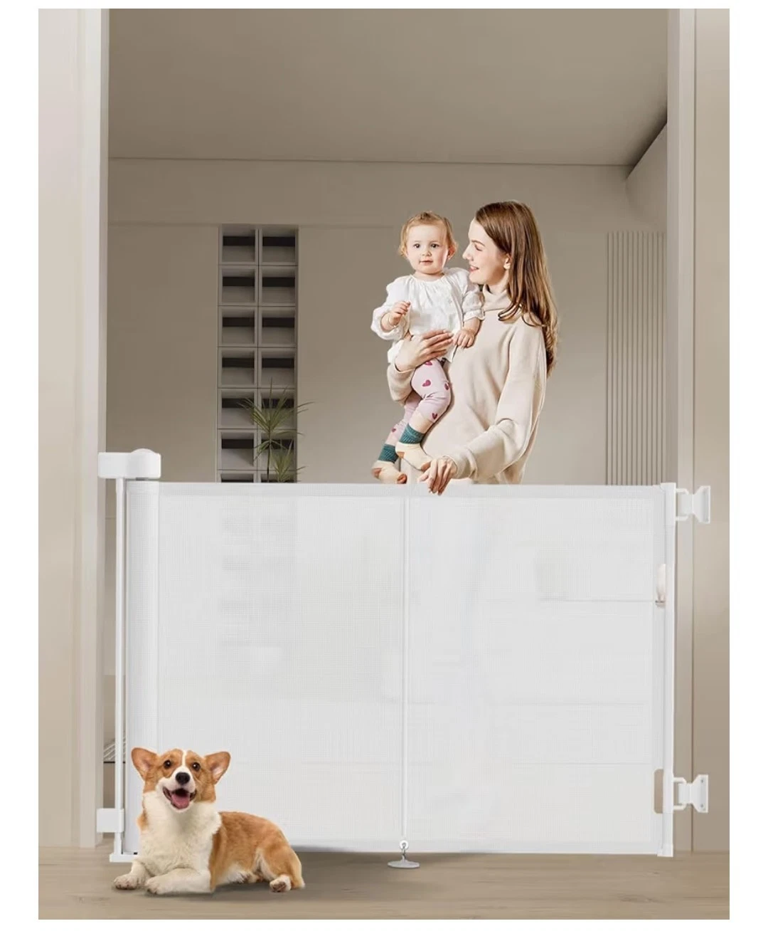 59" Retractable Baby Gates 34" Tall, Retractable Gate New
Opens in a new window or tab