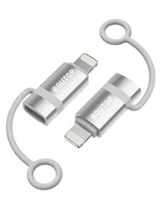 [MFi Certified] 36W USB C to Lightning Adapter, Support PD 2 Packs, Silver 