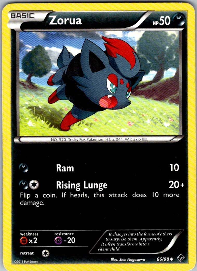 Zorua 66/98 Emerging Powers Regular Uncommon