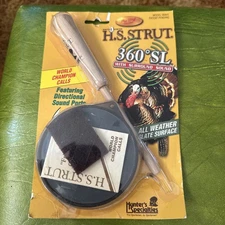 H.S. Strut 360 SL Slate & Hickory Striker Friction Pot Turkey call In Package