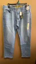 NWT MENS LEE BLUE JEANS 36X32 STRAIGHT TAPERED LEG
