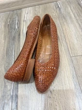 Jil Sander Ballerinas — Woven Leather, Bottega Style, Minimalist Chic Sz 40.5