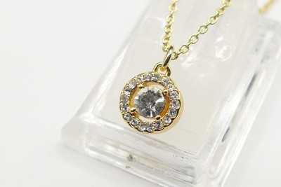 Beautiful COACH Zirconia Necklace Pendant
