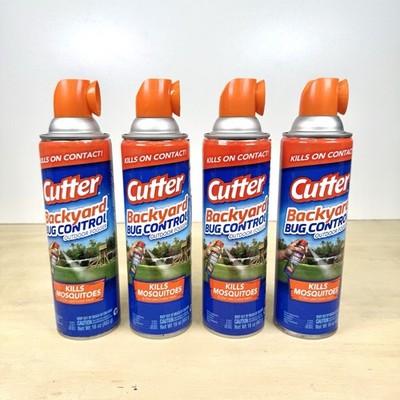 Cutter Backyard Bug Control Insect Repellent Aerosol -  16 oz 4-Pack - NEW!!!
