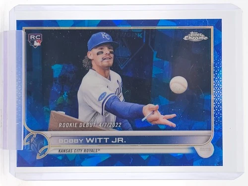 BOBBY WITT JR 2022 TOPPS CHROME UPDATE SAPPHIRE ROOKIE #US113 ROYALS Q1714
