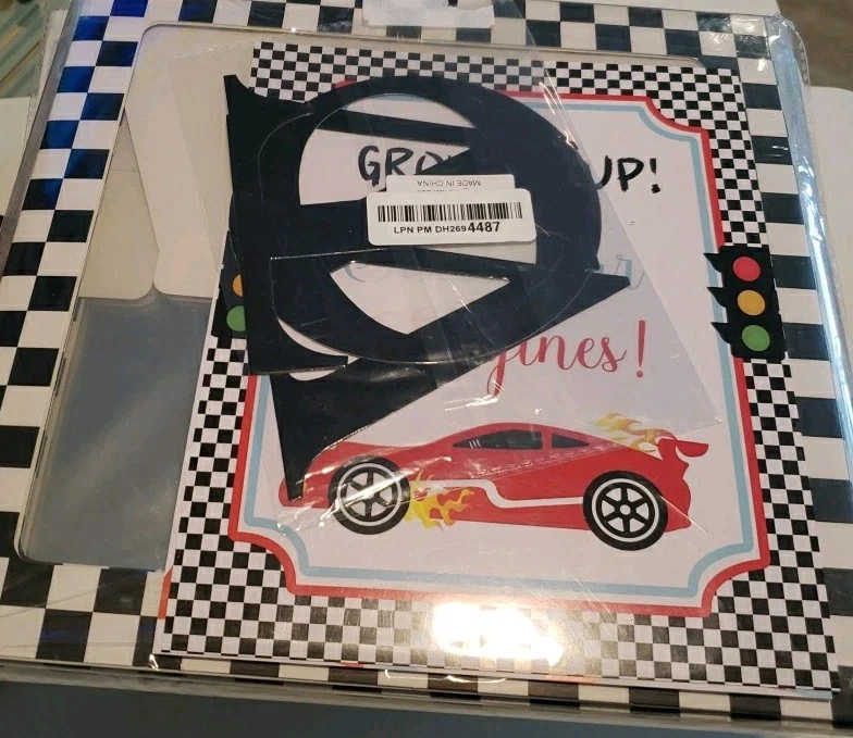 Birthday Party Race Car 2 Years Old New - Image 3 of 4