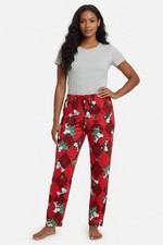 Peanuts Snoopy Snoopy Brushed Pajama Pant Lounge Sleep Women XL Drawstring
