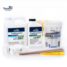 5:1 Marine Epoxy Resin Kit for Bonding, Filleting, Coating, and Laminating - Use