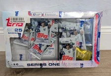 NEW 2025 Topps Series 1 Baseball Super Box 10 - 14 Card Packs Nonmint Box