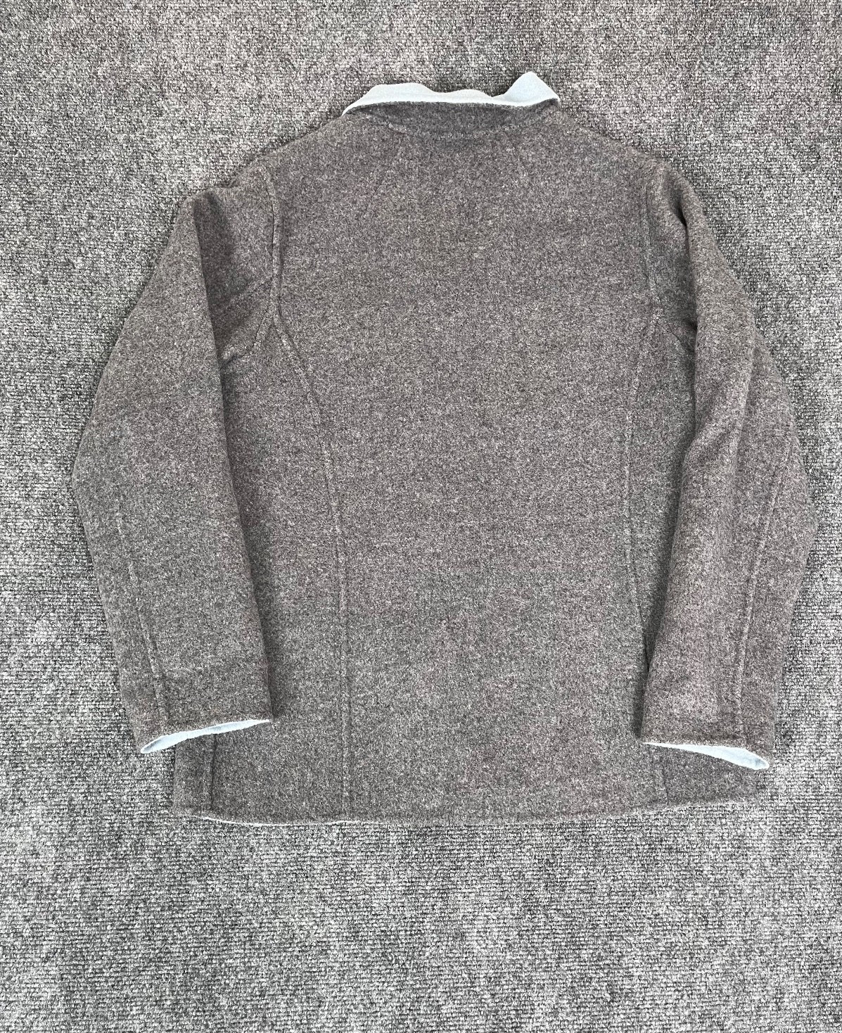 Pendleton Gray And Light Blue Reversible Merino W… - image 3