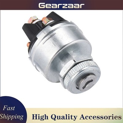 Starter Switch For Car Tractor Trailer Starter Switch w/ 2 Keys 12V-24V