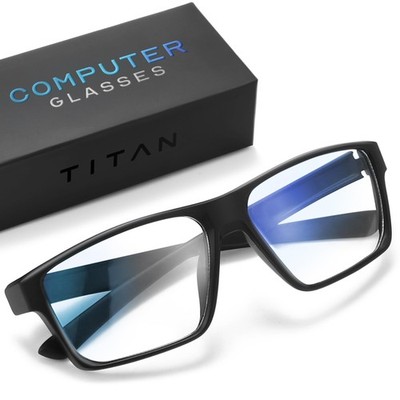 Titan GamingBrille, AntiBlaulichtBrille für Herren, UV400Schutz, Blaulichtfil...