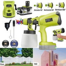 1000ML For RYOBI 18V Cordless Paint Sprayer Spray Gun Fence Wall DIY / battery