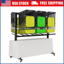 Folding Table and Chair Storage Chair Cart for 84 Chairs or 42 Chairs &12 Tables