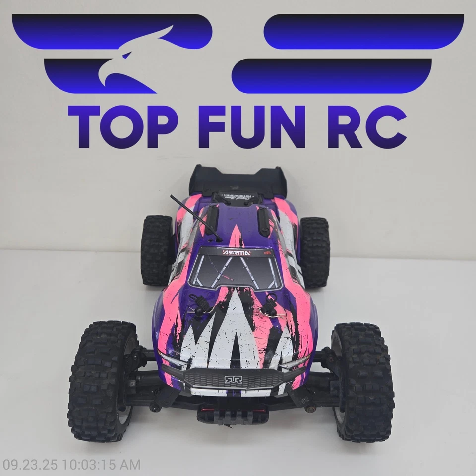 Arrma Vorteks 3s BLX Hobby Wing Powered Truggy Brushless - Image 2 of 4