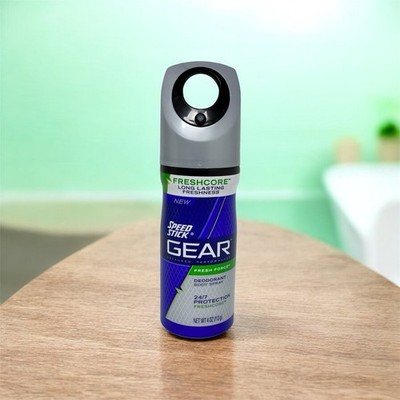 Speed Stick Gear FRESH FORCE 24/7 Deodorant Body Spray, 4oz | New DISCONTINUED