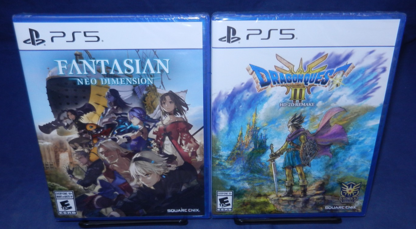 PS5 New Factory Sealed Fantasian Neo Dimension Dragon Quest III HD-2D Remake-image