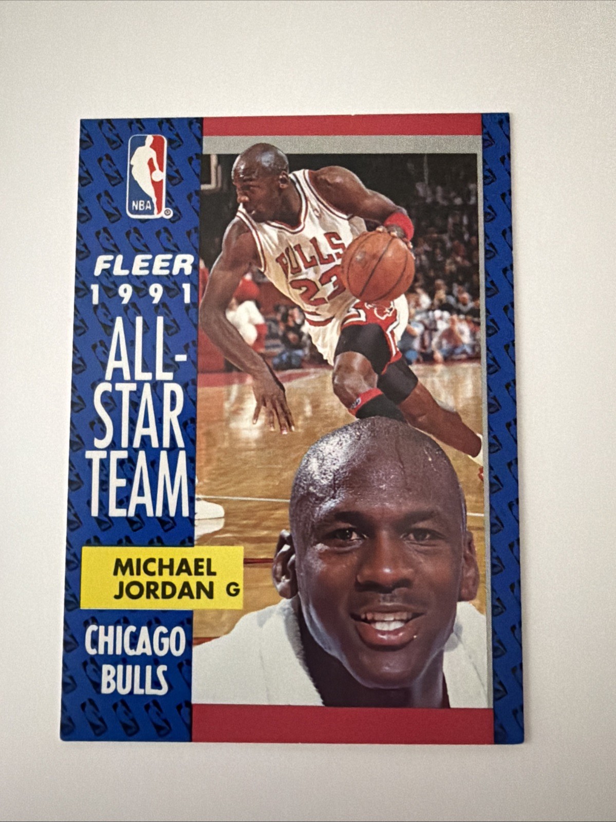Michael Jordan 1991-92 Fleer #211 All-Star Chicago Bulls