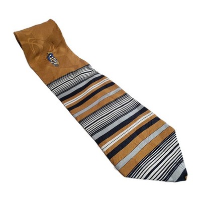 Conte di Milano Multicolor Stripe Pattern Men's Silk Neck Tie 55x3.75''